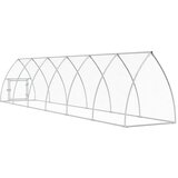  Kavez za kokoši srebrni 600 x 105 x 120 cm od pocinčanog čelika | shoptok.hr