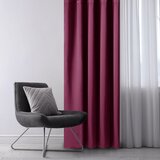 AmeliaHome curtain BLACKOUT color violet style classic tape type of material - textiles blackout 140x270 | shoptok.hr