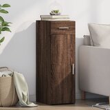 vidaXL Komoda rjavi hrast 30x42,5x93 cm inženirski les | Shoptok.si
