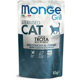 Monge Grill sos za mačke Sterilised - Pastrmka 28x85g | ePonuda.com