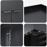  Skladištenje kanti za 6 kanti Antracit 408 x 77,5 x 121,5 cm | shoptok.hr