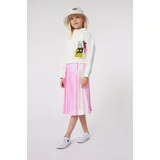 Karl Lagerfeld Otroško krilo roza barva