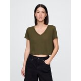 GAP Linen crop t-shirt - Women's | shoptok.hr