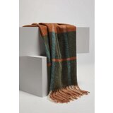 Marisse Emerald Scarf With Fringes | shoptok.hr