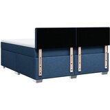  Krevet s oprugama i madracem plavi 180x200 cm od tkanine | shoptok.hr