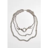 Urban Classics Accessoires Silver necklace with carabiner