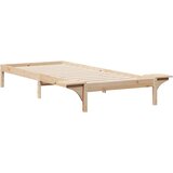  Krevetna konstrukcija s bočnim stolovima Prirodna 90 x 220 cm | shoptok.hr