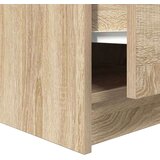 vidaXL Kavna mizica s predali sonoma hrast 70,5x70x40 cm | Shoptok.si