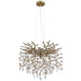 Globo 64138H1G - Visilica na sajli QUEENA 8xE14/40W/230V zlatna | Eponuda.com