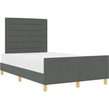  Krevet od tamno sive tkanine 120x200 cm | shoptok.hr