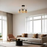 Opviq roma 3 Lü siyah bal Camlı avize amberblack chandelier Cene