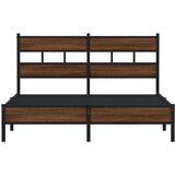 vidaXL Okvir kreveta bez madraca smeđi hrast 140x200 cm izrađeno drvo | shoptok.hr