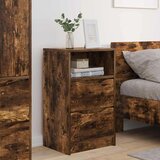  Posteljne mize s predalom 2 pcs Dimljeni oreh 40 x 30 x 467 cm, (5000091611) | Shoptok.si