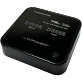 LC-Power doking stanica, NVME, M.2 SSD, USB-C port, 2x SSD-a, brzina prenosa do 10 Gb/s, crna Cene