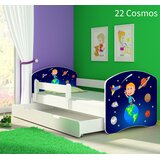  Otroška postelja ACMA z motivom, stranska bela + predal 160x80 cm 22 Cosmos | Shoptok.si