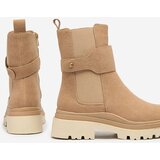 Resti Beige women's boots with decorative strap Doasa | Shoptok.si