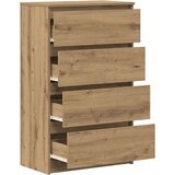 vidaXL Bivak Artisan hrast 60x35x98,5 cm inženirski les | Shoptok.si