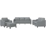 vidaXL 4-dijelni set sofa s jastucima svjetlosivi od tkanine | shoptok.hr