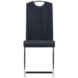  11-dijelni blagovaonski set od umjetne kože crni | shoptok.hr