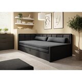 ELTAP Tamno siva sklopiva/s prostorom za odlaganje sofa od šenila 214 cm Fulgeo – | shoptok.hr