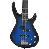 vidaXL Električna bas gitara za početnike s torbom plavo-crna 4/4 46 | shoptok.hr