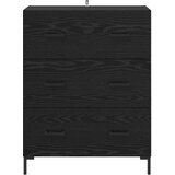 Kreveta Crni hrast 69,5 x 34 x 90 cm Obrađeno drvo i čelik | shoptok.hr