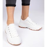 Gemre White Sneakers with Thick Soles Salsana | shoptok.hr