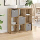  Strani šal s predalom Umetni hrast 88,5 x 29 x 84,5 cm, (5000233809) | Shoptok.si