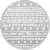 Maison Chic Zunanja Preproga, Rug siva Ø200 cm PP, (22122804) | Shoptok.si