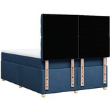  Krevet s oprugama i madracem plavi 140x200 cm od tkanine | shoptok.hr
