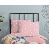 Good Morning Rožnata enojna bombažna otroška posteljnina 140x200 cm Molly – | Shoptok.si