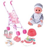 Olimp Sport Lutka beba sa kolicima 35cm VDora 016125 Cene