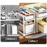Smania SlideRaw™ 2-nivojski drsni predalnik za shranjevanje | Shoptok.si