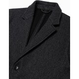 Ombre Men's lightweight single-breasted coat - graphite | shoptok.hr