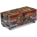  Klubska mizica skrinja trden predelan les 80x40x35 | Shoptok.si