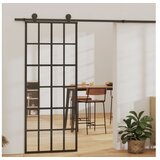 Klizna vrata s priborom ESG staklo i aluminij 76 x 205 cm | shoptok.hr