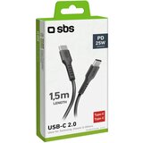 Sbs USB-C - USB-C kabel 1,5m crni i 2.0 | shoptok.hr