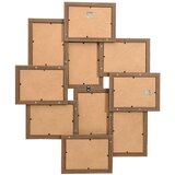 vidaXL Okvir za 10 fotografija (10 x 15 cm) svjetlosmeđi MDF | shoptok.hr