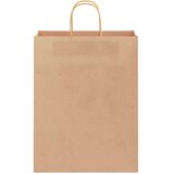  Papirnate vrećice 50 kom s ručkama smeđe 32x12x42 cm | shoptok.hr