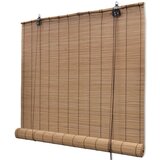 vidaXL Rolete za zatamnjivanje od bambusa 80x220 cm smeđe | shoptok.hr