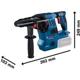 Bosch gbh 18V-28 cf akumulatorski elektro-pneumatski čekić za bušenje sa sds plus prihvatom, solo, karton 0611921001 | Eponuda.com