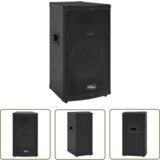 The Living Store Profesionalni pasivni odrski zvočnik 1000 W črn 37x37x64 cm - Pasivni Hifi Odrski Zvočnik, (21738489) | Shoptok.si