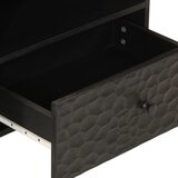 TV ormarić crni 80x33x46 cm od masivnog drva manga | Eponuda.com