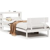 vidaXL Okvir kreveta bez madraca bijeli 90 x 190 cm masivna borovina | shoptok.hr