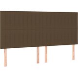  s oprugama i madracem tamnosmeđi 160x200 cm tkanina | shoptok.hr