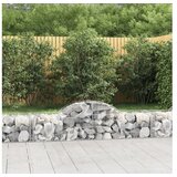  Lučne gabionske košare 6 kom 200x50x40/60 cm pocinčano željezo | shoptok.hr