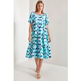 Bianco Lucci Women's Square Neck Patterned Dress | shoptok.hr