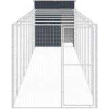  Kućica za pse s igralištem antracit 165 x 1067 x 181 cm čelična | shoptok.hr