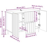  Kreveta s ladicama Bijela 89 x 34,5 x 62 cm Konstruirano drvo | shoptok.hr