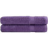 VidaXL Ručnici 2 kom ljubičasti 100 x 200 cm 600 gsm od 100 % pamuka Slike